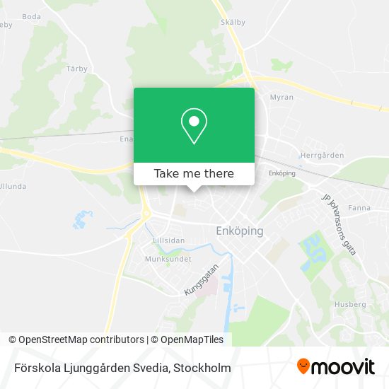 Förskola Ljunggården Svedia map