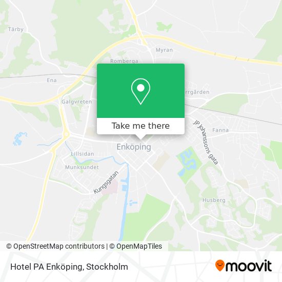 Hotel PA Enköping map