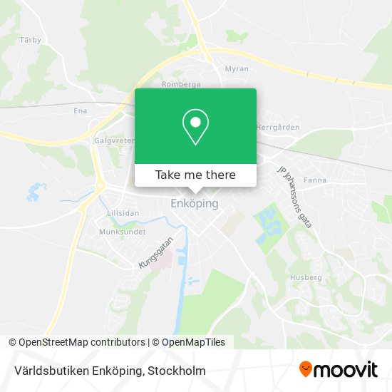 Världsbutiken Enköping map