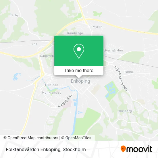 Folktandvården Enköping map