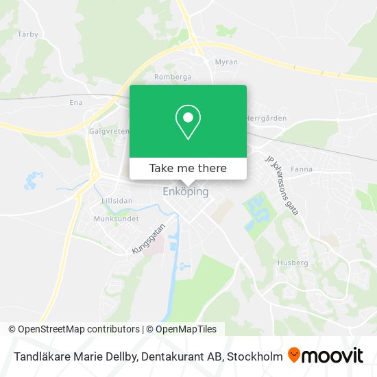 Tandläkare Marie Dellby, Dentakurant AB map