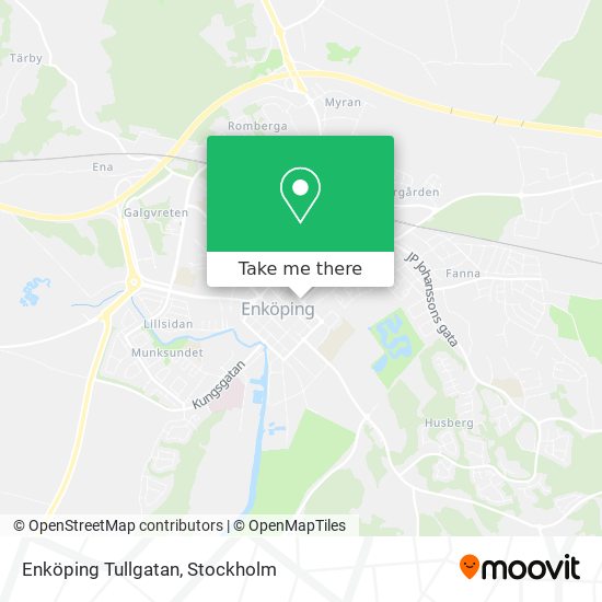 Enköping Tullgatan map