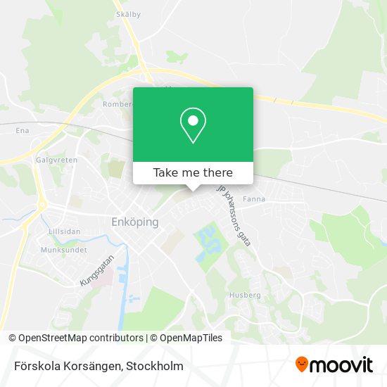 Förskola Korsängen map