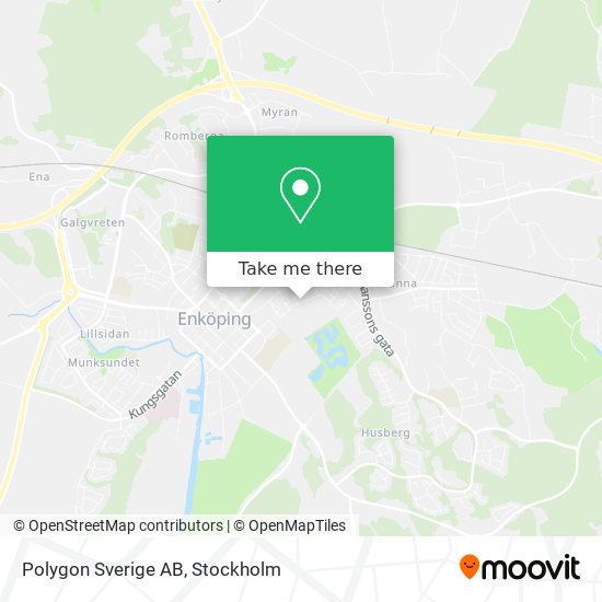 Polygon Sverige AB map