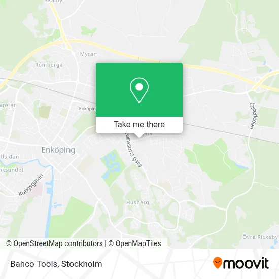 Bahco Tools map