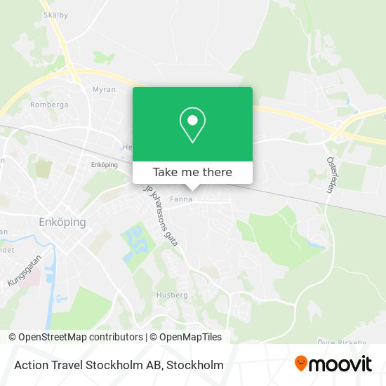 Action Travel Stockholm AB map