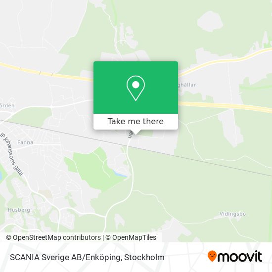 SCANIA Sverige AB/Enköping map