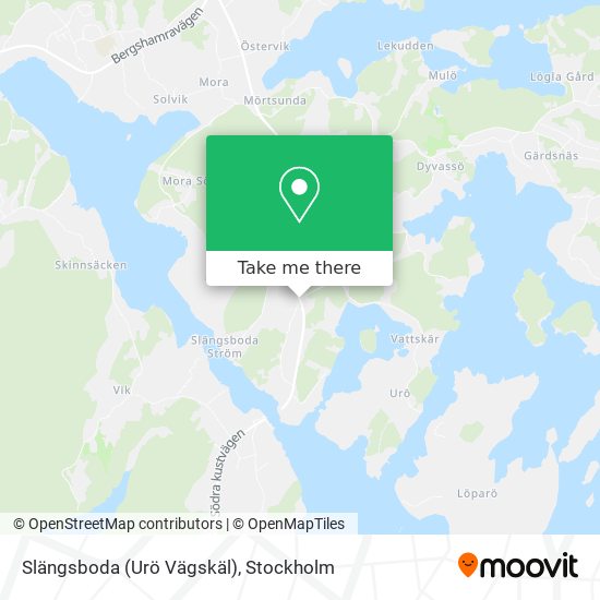 Slängsboda (Urö Vägskäl) map