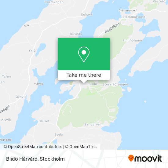 Blidö Hårvård map