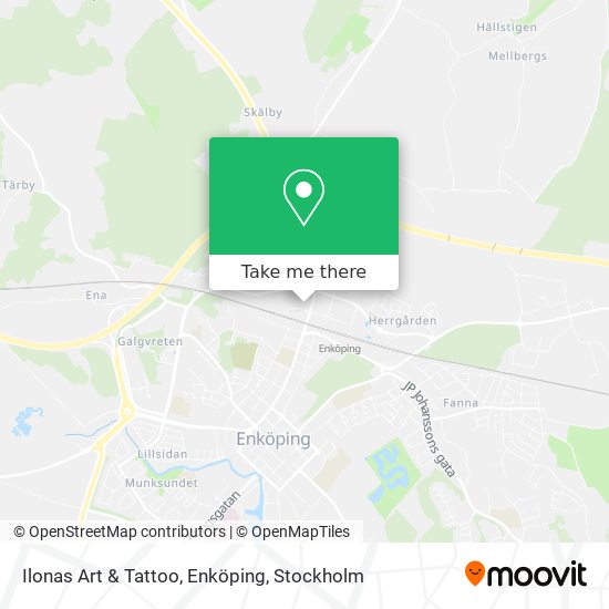 Ilonas Art & Tattoo, Enköping map