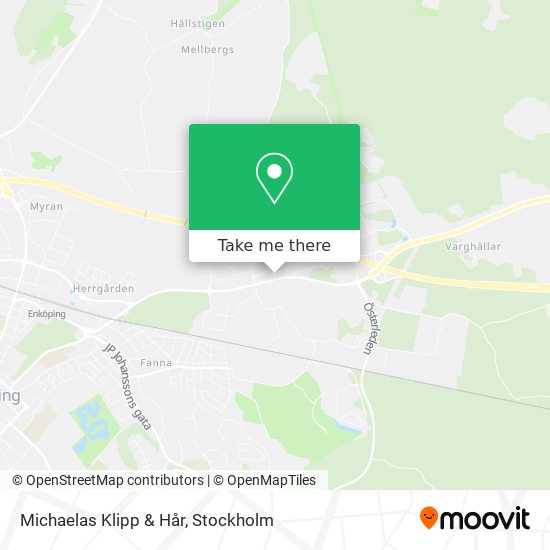 Michaelas Klipp & Hår map