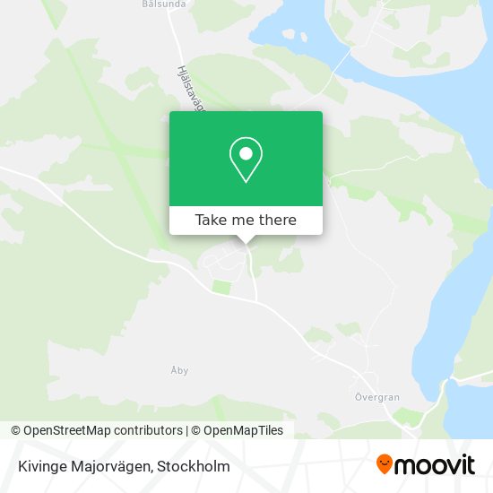 Kivinge Majorvägen map