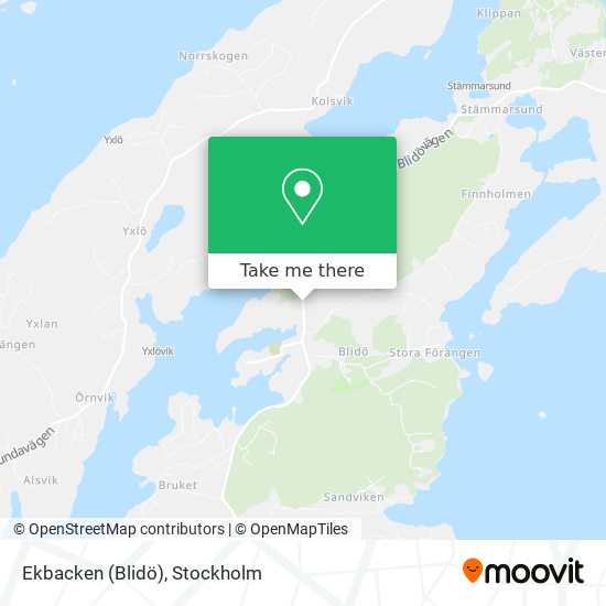 Ekbacken (Blidö) map