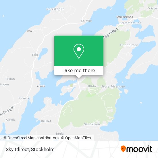 Skyltdirect map