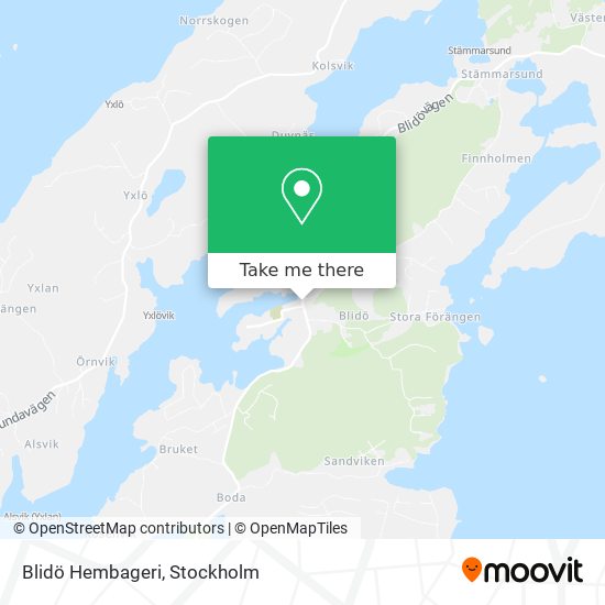 Blidö Hembageri map