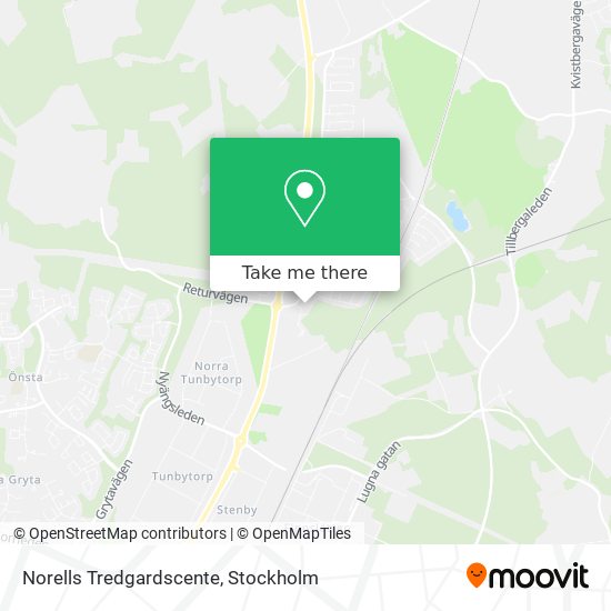 Norells Tredgardscente map