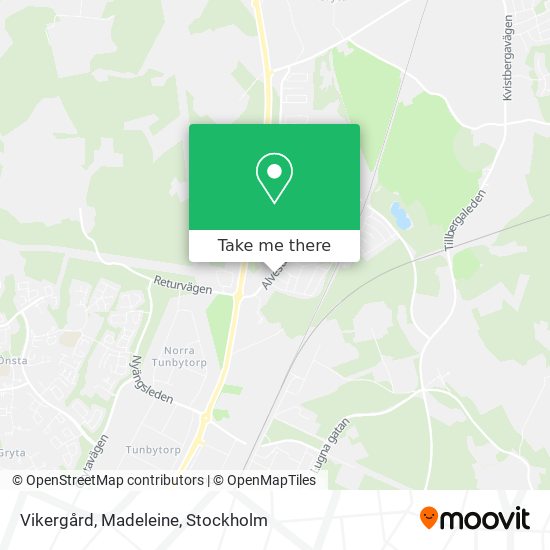 Vikergård, Madeleine map