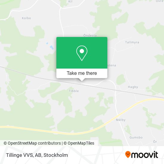 Tillinge VVS, AB map