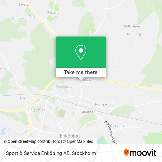 Sport & Service Enköping AB map