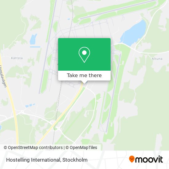 Hostelling International map