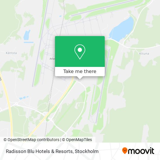 Radisson Blu Hotels & Resorts map