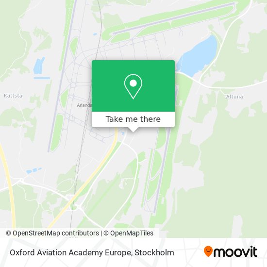 Oxford Aviation Academy Europe map