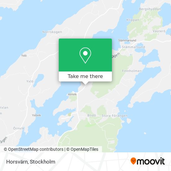 Horsvärn map