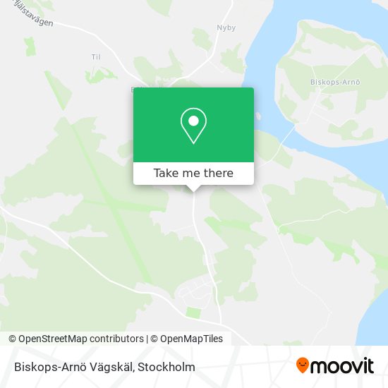 Biskops-Arnö Vägskäl map