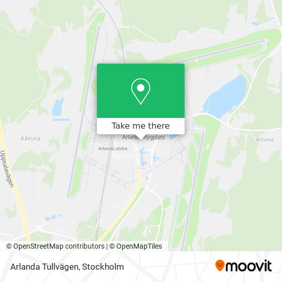 Arlanda Tullvägen map