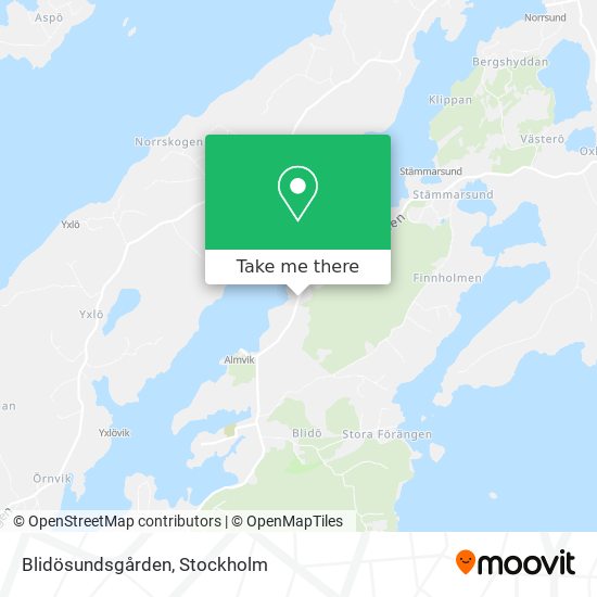 Blidösundsgården map