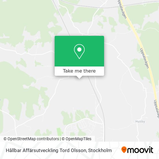 Hållbar Affärsutveckling Tord Olsson map