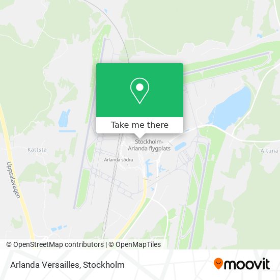 Arlanda Versailles map