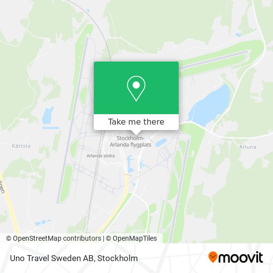 Uno Travel Sweden AB map