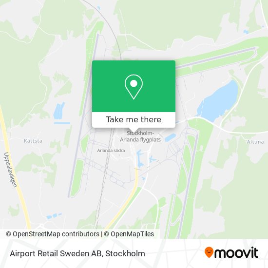 Airport Retail Sweden AB map