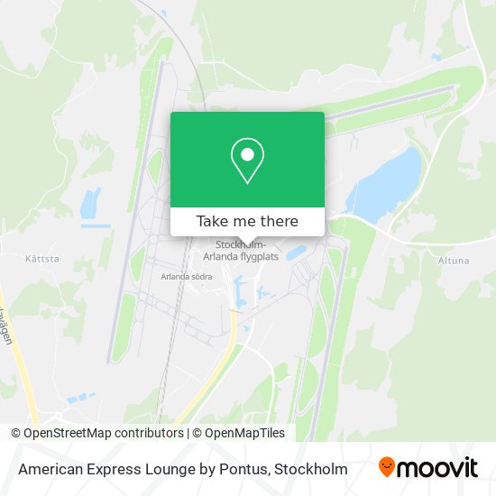 American Express Lounge by Pontus map