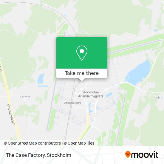 The Case Factory map