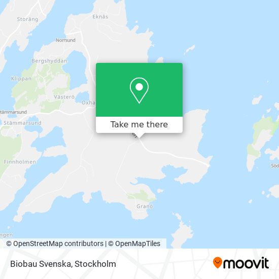 Biobau Svenska map