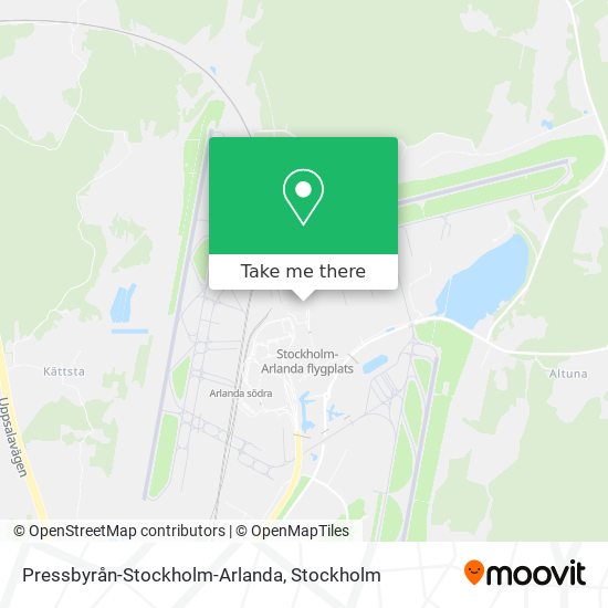 Pressbyrån-Stockholm-Arlanda map