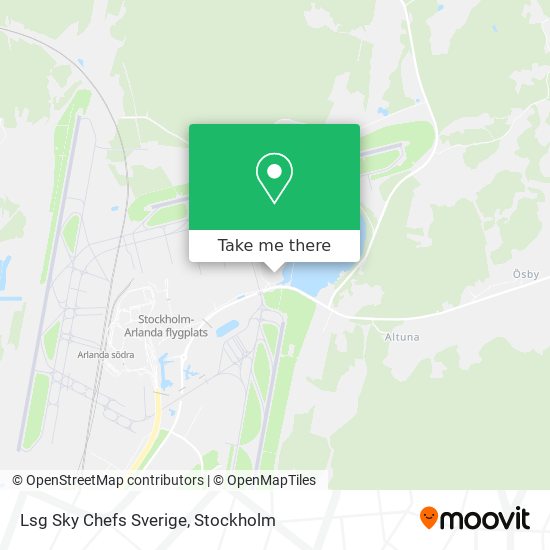 Lsg Sky Chefs Sverige map