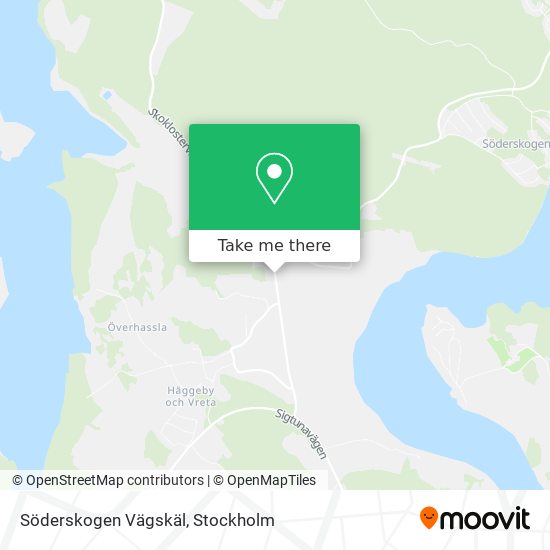 Söderskogen Vägskäl map