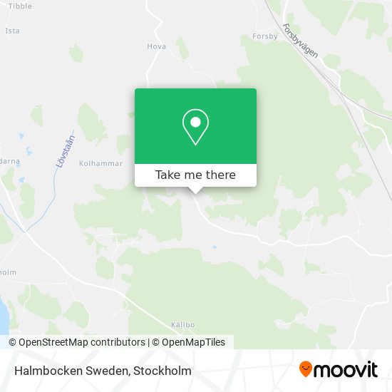 Halmbocken Sweden map