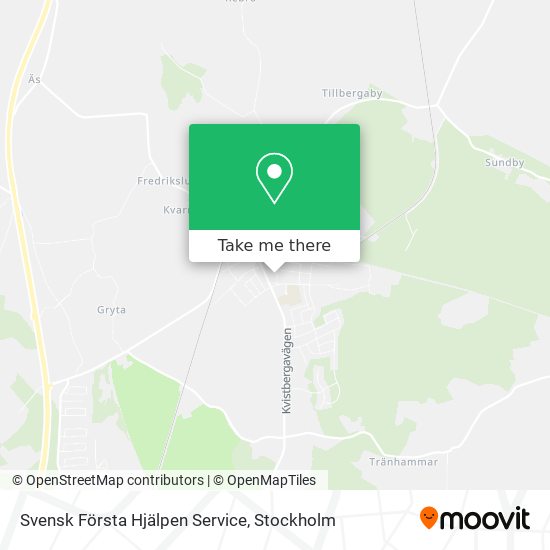 Svensk Första Hjälpen Service map