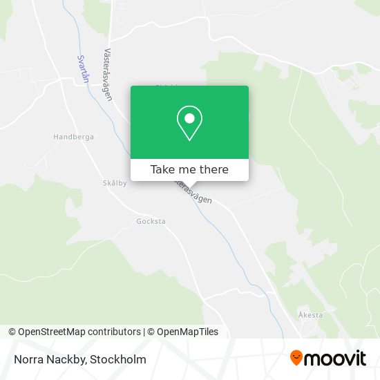 Norra Nackby map