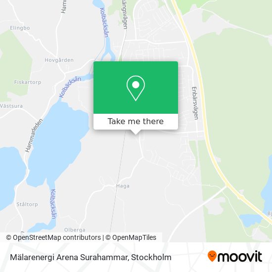 Mälarenergi Arena Surahammar map