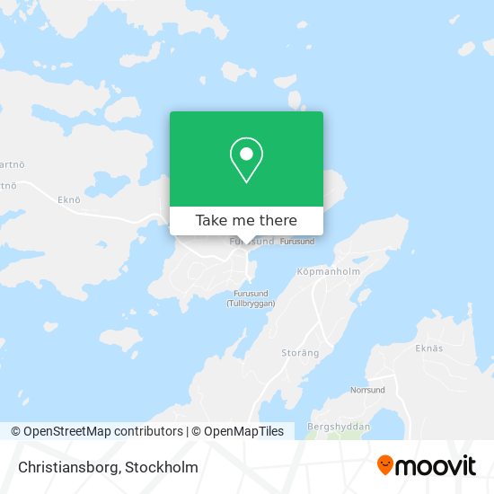 Christiansborg map