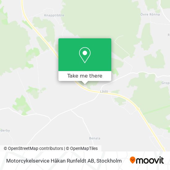 Motorcykelservice Håkan Runfeldt AB map