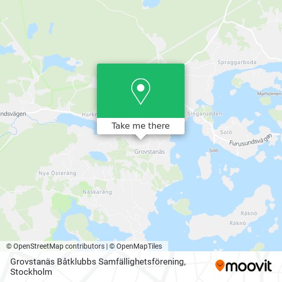 Grovstanäs Båtklubbs Samfällighetsförening map