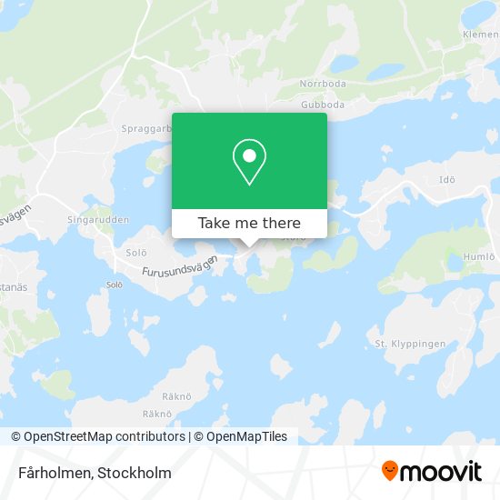 Fårholmen map