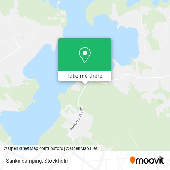 Sånka camping map