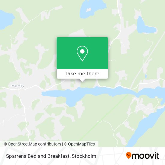 Sparrens Bed and Breakfast map